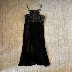 Black Silk & Lace Club Monaco Dress